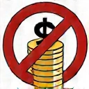 Icon representing 'No Real Money' concept